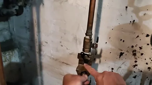Gas piping and appliance connection showing desert detail for gas line service in Buckeye, AZ