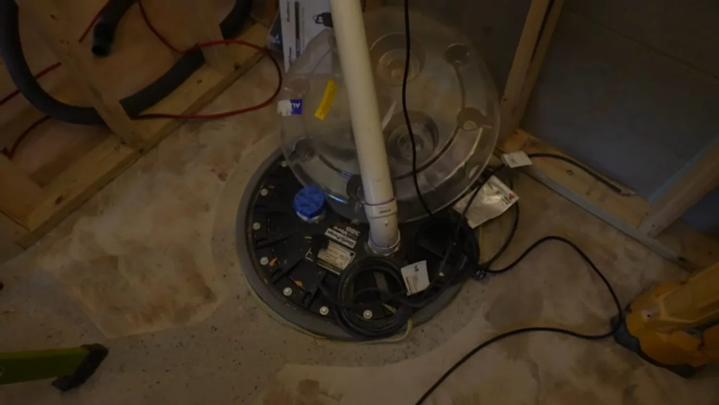 Exposed interior plumbing and pipe repair area for residential community in Buckeye, AZ