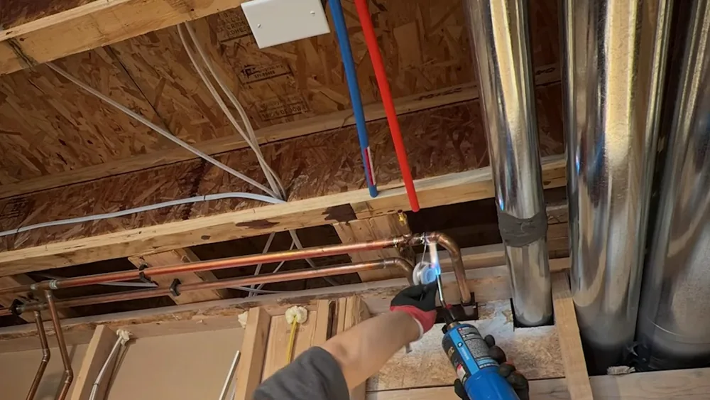 Sink faucet, drain, and shutoff connection for residential community in Buckeye, AZ