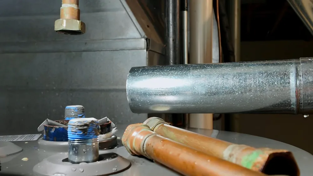 Water heater tank, piping, and service components for commercial plumbing in Buckeye, AZ