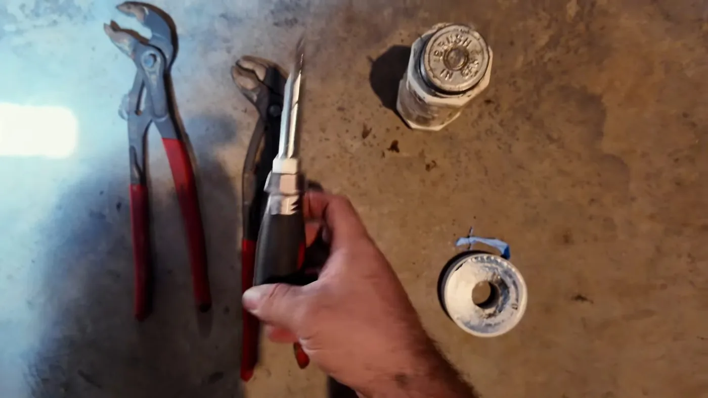 Water heater tank, piping, and service components for water heater installation in Buckeye, AZ