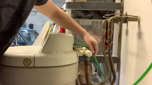 Water softener tank and brine system showing thermal detail for water softener in Buckeye, AZ