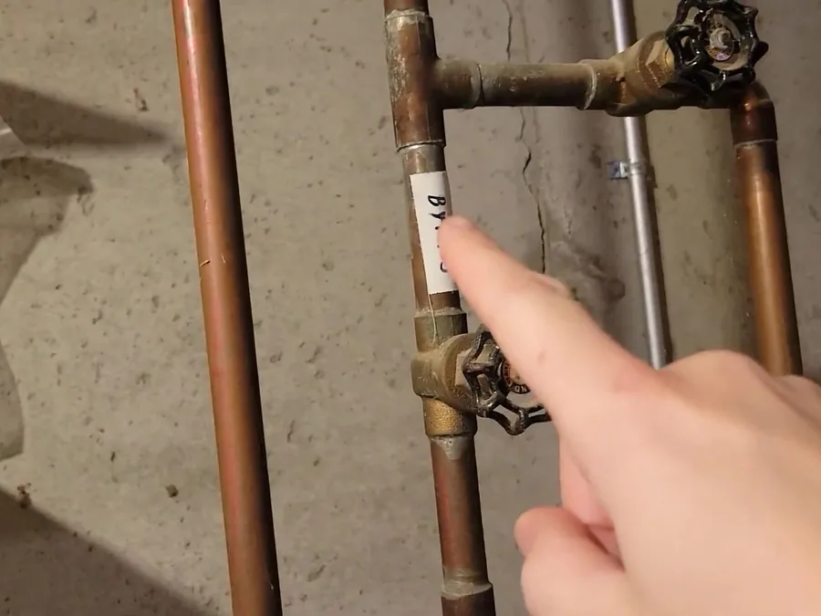 Water heater tank, piping, and service components for water heater in Litchfield Park, AZ