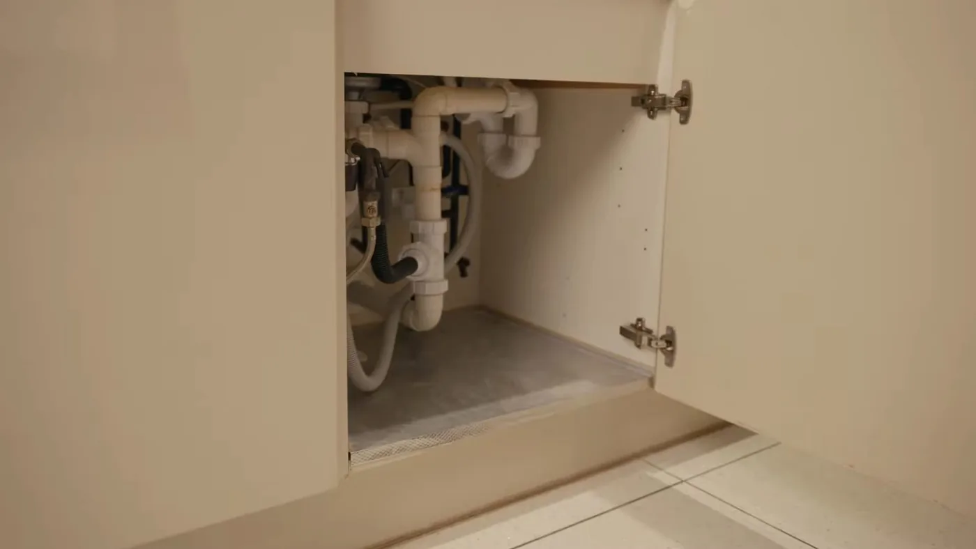 Sink faucet, drain, and shutoff connection for residential community in Sundance, Buckeye