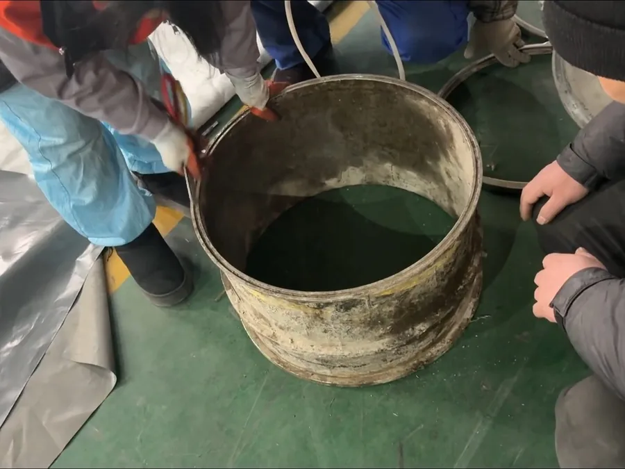 Drain cleaning tool working through a clogged line for drain cleaning in Tartesso, Buckeye