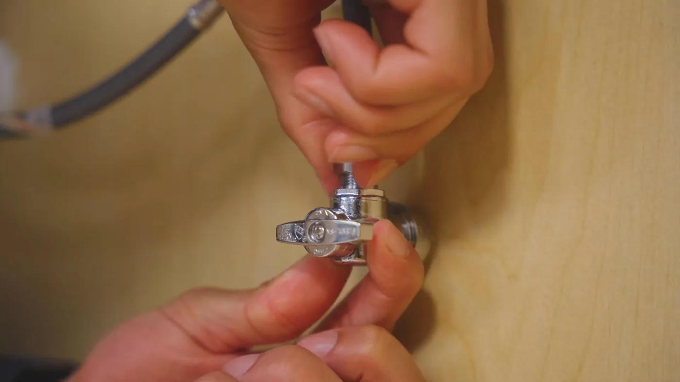 Sink faucet, drain, and shutoff connection for residential community in Tartesso, Buckeye